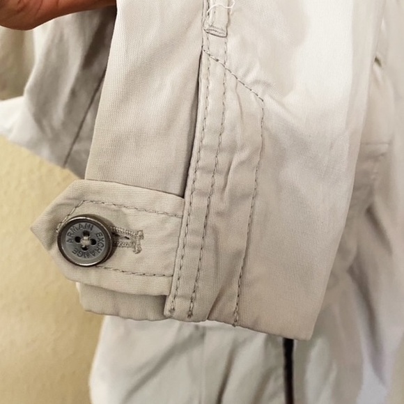 Armani Exchange Khaki Peplum Crop Jacket XS - Picture 9 of 11